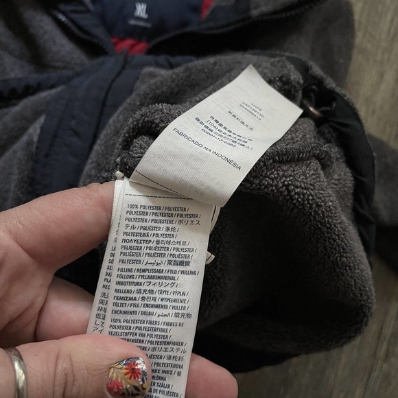 Abercrombie & Fitch Grey Fleece Zip Up Sweatshirt Boys XL 16 - Picture 5 of 7